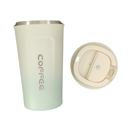 ماگ سفری طرح coffee مدل پاستیلی حجم 500 میلی لیتر