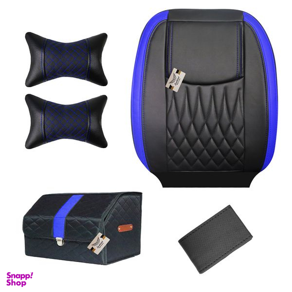 روکش صندلی خودرو سوشیانت مدل نیل مناسب پراید 132 به همراه پشت گردنی و جعبه و دور فرمان