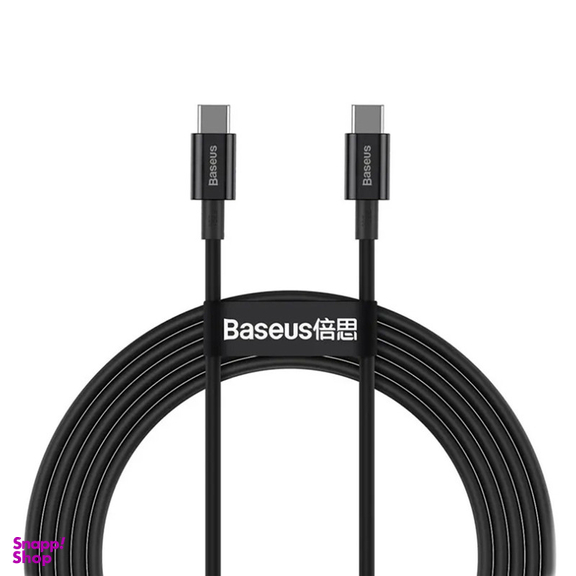 کابل تبدیل USB-C به USB-C باسئوس 100W مدل CATYS-C01 طول 2متر