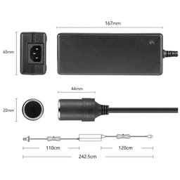 مبدل برق شهری به فندکی خودرو مدل c-98