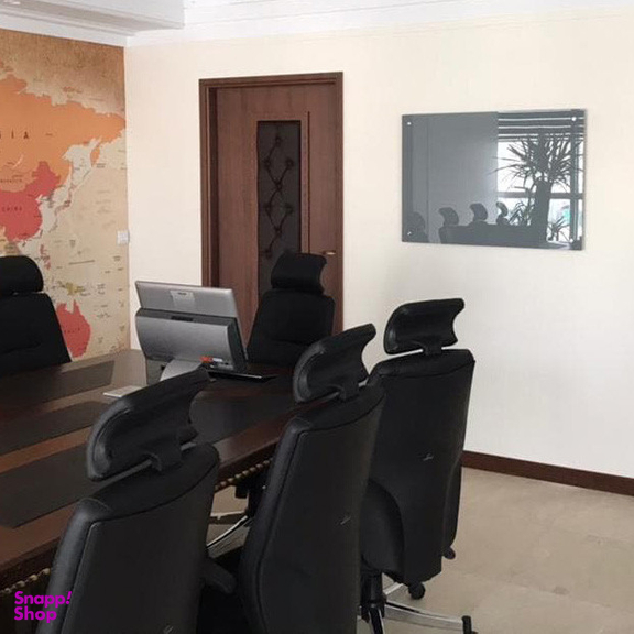 تخته وایت برد شیشه ای عکسنگ مدل CG12081 سایز 120×81 سانتی متر
