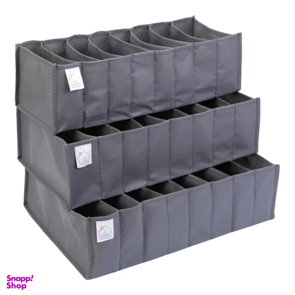 نظم دهنده لباس مای هوم مدل سیلور مجموعه 3 عددی