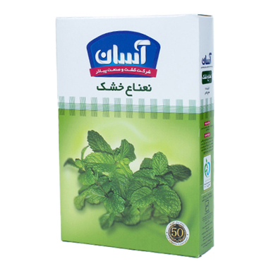 نعناع خشک آسان وزن ۴۰ گرم
