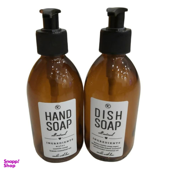 پمپ مایع دستشویی وظرفشویی مدل آر مجموعه 2 عددی