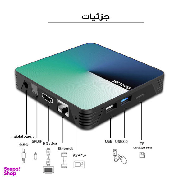 اندروید باکس مدل GK28 4/32GB