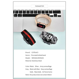 بند ساعت هوشمند کوتتسی مدل WH5202 - W6 میلانس مناسب اپل واچ سایز 38/40/41 میلی متر