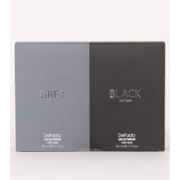 ادوپرفیوم مردانه دفکتو پک دوقلو مدل black grey