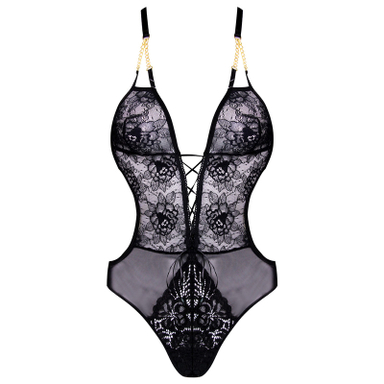 لباس خواب زنانه ماییلدا مدل بادی کد 3780-417 رنگ مشکی