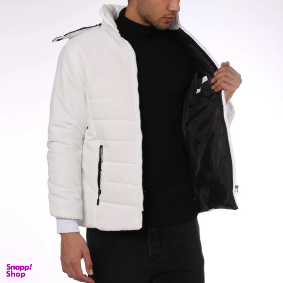 کاپشن مردانه مدل GD-s-17288097 رنگ سفید