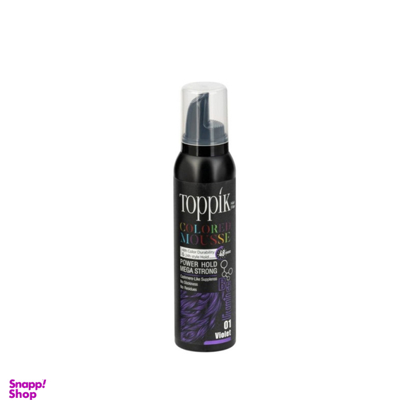 موس مو تاپیک مدل 01 حجم 125 میلی لیتر رنگ بنفش