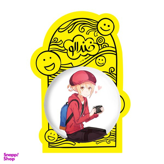 آینه جیبی خندالو طرح دوما اومارو انیمه تومو داچی گیم Tomodachi Game مدل تاشو کد 18471