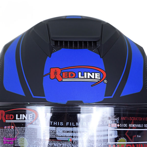 کلاه کاسکت فک متحرک ردلاین مدل 937 طرح blue arrow mt