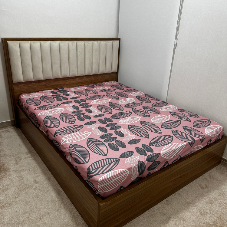 ملحفه 2 نفره ناتوسا مدل کشدار ماکائو سایز 160×200 سانتی متر