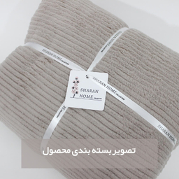 شال مبل شاران هوم طرح راه راه سایز 170×170 سانتی متر