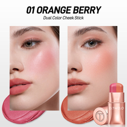 رژ گونه استیکی او تو او رنگ 01Orange Berry