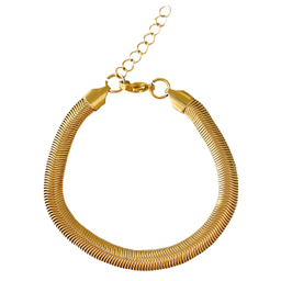 دستبند زنانه مدل ماری کد 003 رنگ طلایی