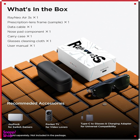 عینک هوشمند ری نئو مدل Air 3s AR/XR Glasses