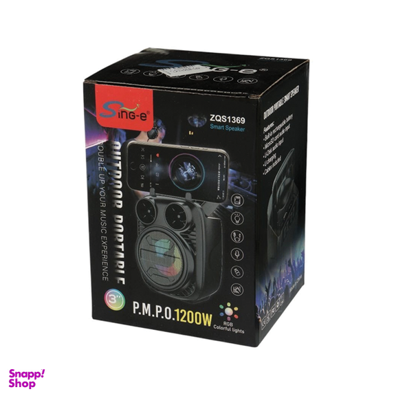 اسپیکر بلوتوثی قابل حمل مدل Sing-E/1369