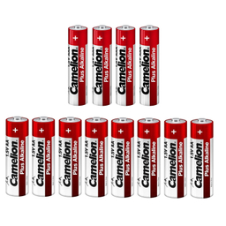 باتری قلمی و نیم قلمی کملیون مدل پلاس آلکالاین میکس 8AA|4AAA بسته 12 عددی