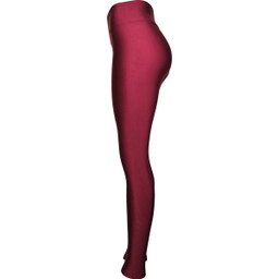 لگینگ زنانه رویین تن مدل براق رنگ زرشکی