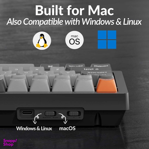 کیبورد مخصوص بازی کیکرون مدل K4 Max RGB Red Switch