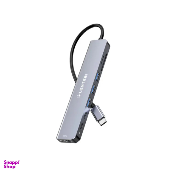 USB هاب 8 پورت لنشن مدل CE18s Type-C