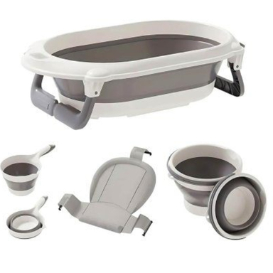 ست وان حمام مدل آکاردئونی 4 در 1 دماسنج دار کد 11