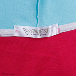 هودی اسپرت لوینت مدل کالرفول کد 6242 رنگ زمینه  سرخابی