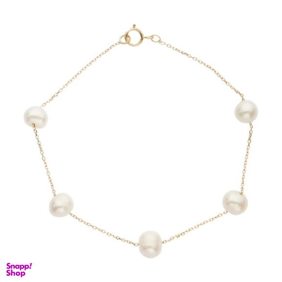 دستبند طلا 18 عیار زنانه سین سان مدل SN2345