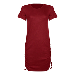 پیراهن زنانه ناتوسا مدل NT825-12 رنگ زرشکی