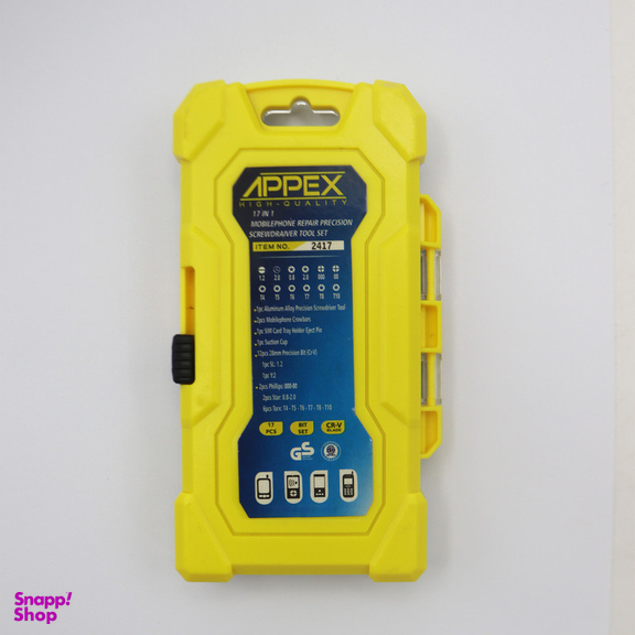 سری پیچ گوشتی موبایلی اپکس مدل YP-2417 مجموعه 17 عددی