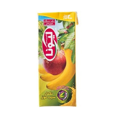 آبمیوه پاکتی لیونا با طعم موز حجم 200 میلی لیتر