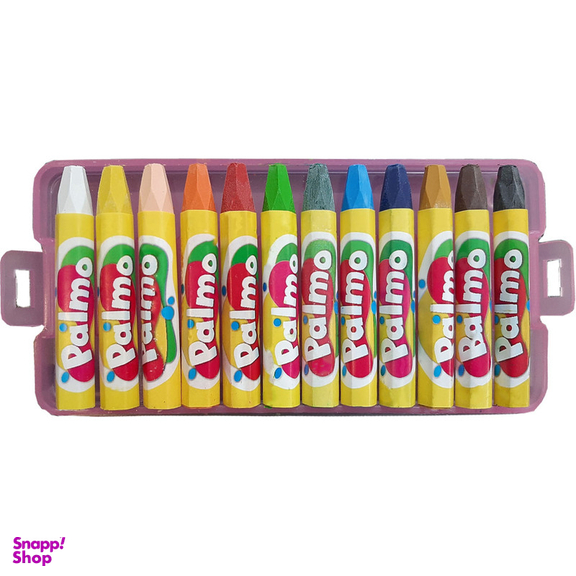 پاستل روغنی 12 رنگ پالمو کد 2023