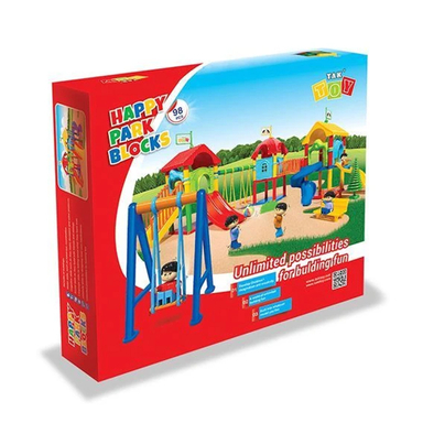 اسباب بازی پارک 98 پازل پارک شادی 98 قطعه TAK TOY HAPPY PARK BLOCKS 1077