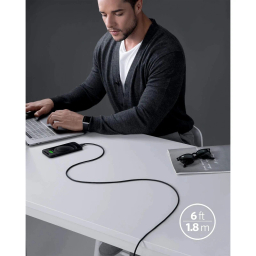 کابل دیتا Type-C به Lightning انکر مدل A8662 طول 90 سانتی‌ متر