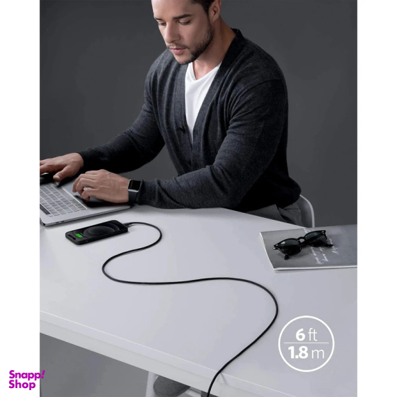 کابل دیتا Type-C به Lightning انکر مدل A8662 طول 90 سانتی‌ متر