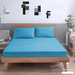 ست ملحفه و روبالشی یک نفره طرح ساده سایز 120×200 سانتی متر