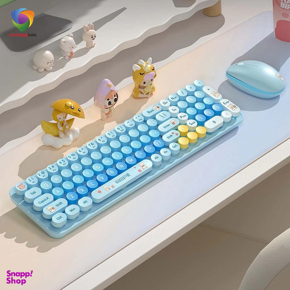 کیبورد و ماوس بی سیم مافی مدل Baby Bear