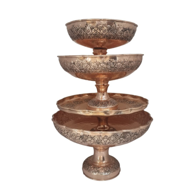 سرویس پذیرایی قلم زنی مدل TP-1023-302-00 مجموعه ۴ عددی