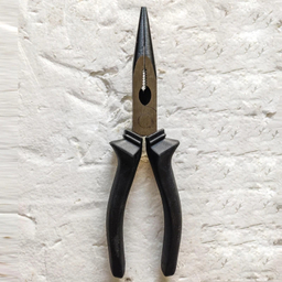 انبر دم باریک و سیم چین نیدر مدل AJ-NDR-08 سایز 8 اینچ