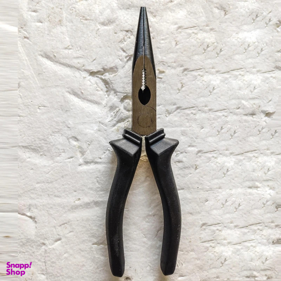 انبر دم باریک و سیم چین نیدر مدل AJ-NDR-08 سایز 8 اینچ