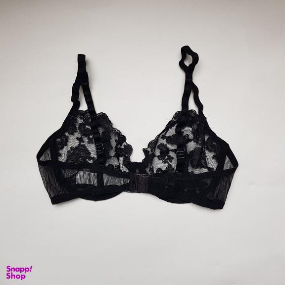 ست شورت و سوتین زنانه برتا مدل توری کد 2020SQ رنگ مشکی