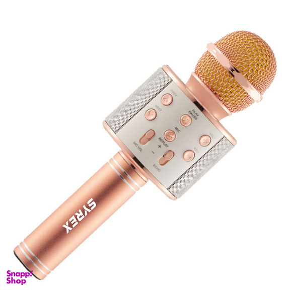اسپیکر بی سیم بلوتوثی سایرکس طرح میکروفون مدل SX-858