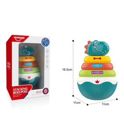 پازل حلقه ای هانگر مدل دایناسور کد 0298 رنگ سبز