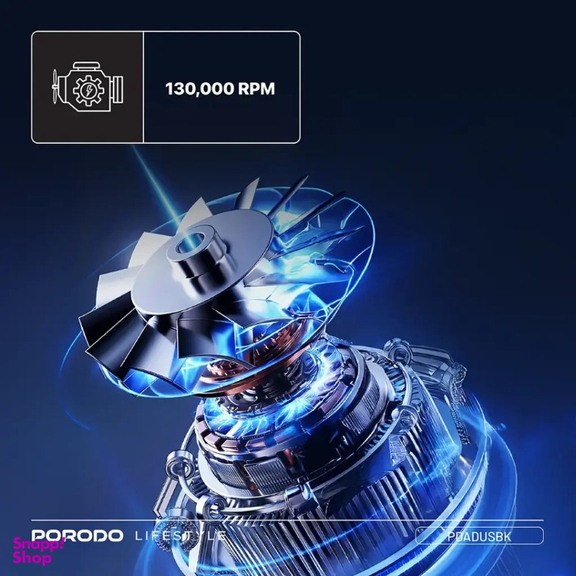 جت فن 160 وات پرودو مدل PDADUSBK Turboblast