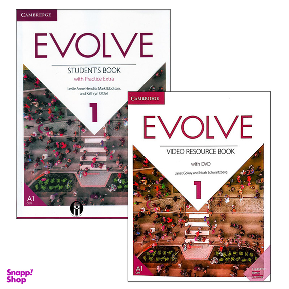کتاب EVOLVE1 اثر Leslie Anne Hendra Mark Ibbotson & Kathryn O’Dell انتشارات الوند پویان مجموعه 2 جلدی به همراه سی دی