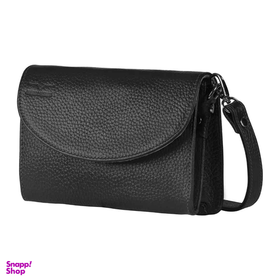 کیف دوشی چرم طبیعی زنانه آروین چرم کد AR-116