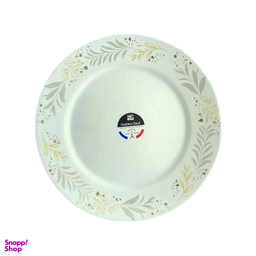 بشقاب 6 پارچه گلدن اپال طرح برگ ویون آ