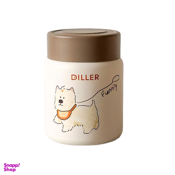 تراول ماگ دیلر طرح سگ کد 04 گنجایش 150 میلی‌ لیتر