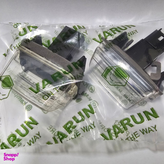 چراغ پلاک و نمره عقب خودرو وارون مدل P-585 مناسب پژو 207 بسته 2 عددی